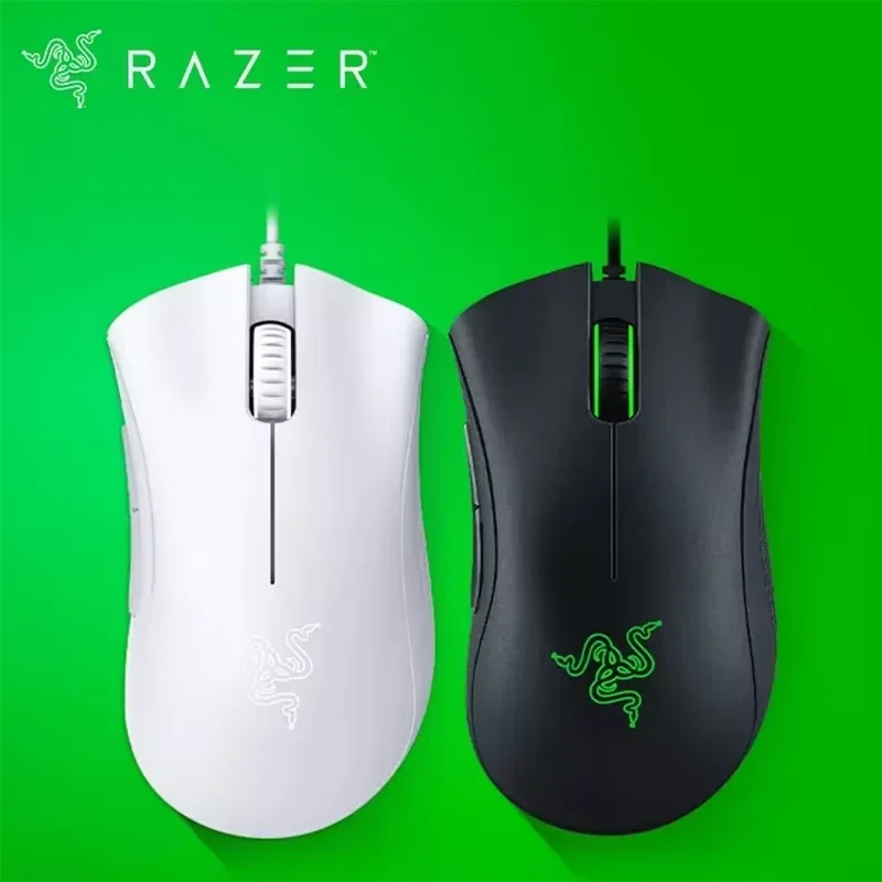 Оригинальная проводная игровая мышь Razer с оптическим датчиком, игровая мышь 6400 точек на дюйм для ноутбука, оптическая мышь, легкая скоростная мышь, игровая мышь