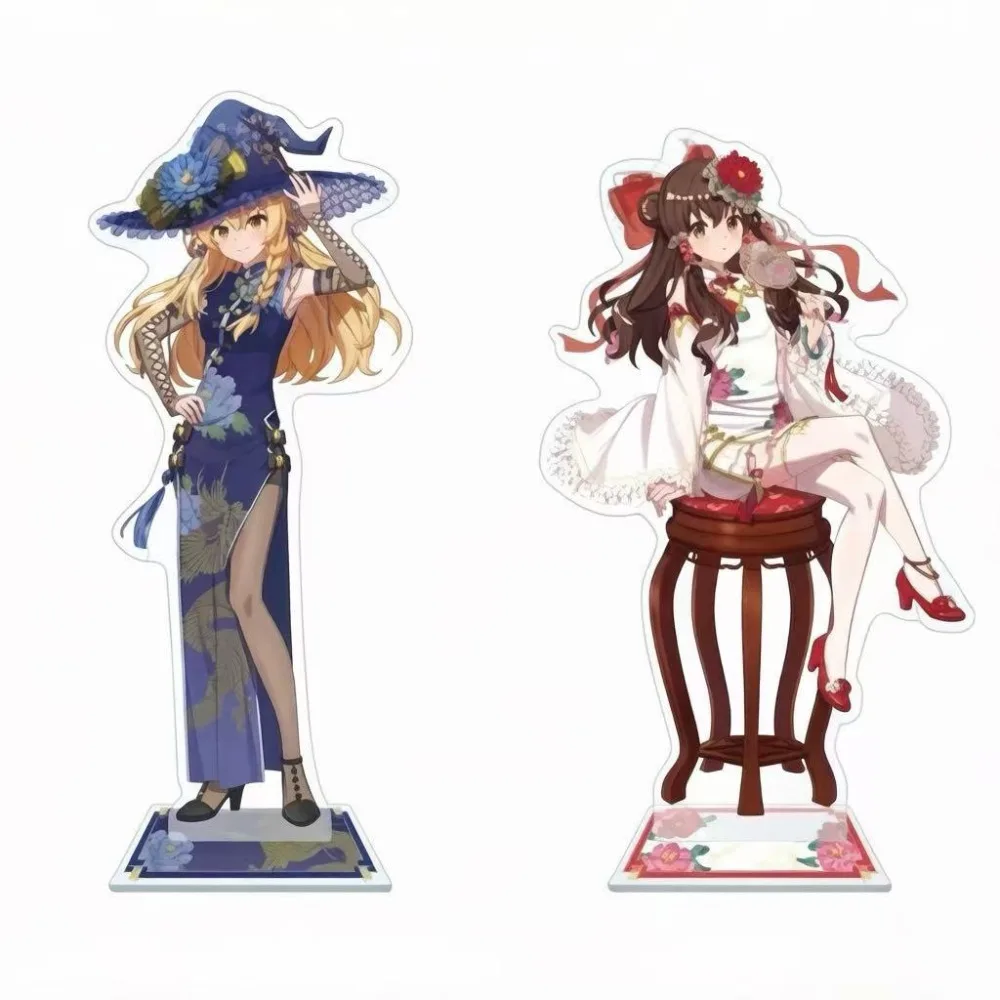 

Anime Game Oriental Project Peripheral Stand Cosplay Character Standing Sign Model Desktop Ornament Display Plaque Fans Gift