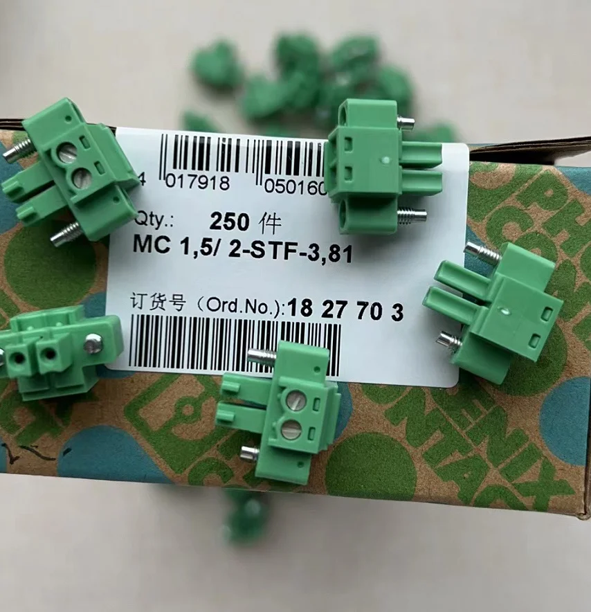 Phoenix contact new MC1.5/2-STF-3.81 1827703 PCB connector 1827716 1827729 1827732 1827745 1827758 Screw locking Screw flange