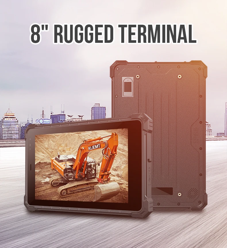 CENAVA Cheap OEM ODM Customized Touch Rugged Tablet IP68 8 Inch Rugged Android Tablets with NFC 4G LTE GPS