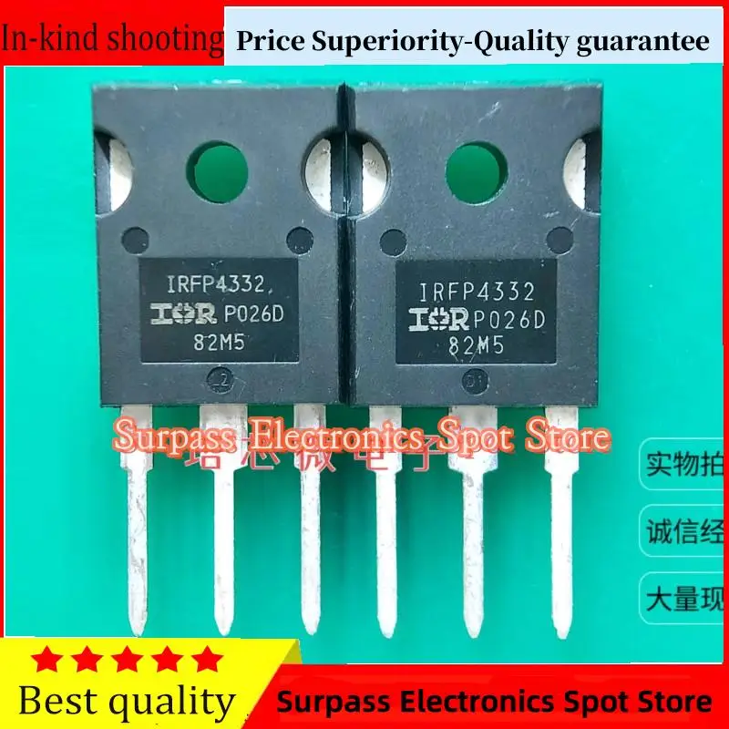 

10PCS-100PCS IRFP4332 IRFP4332PBF TO247 250V/60A MOS Price Superiority-Quality guarantee