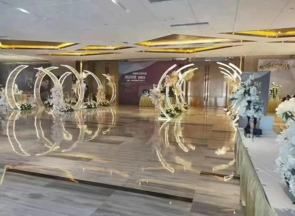 

7 шт. свадебный фон звездный свет, романтическое железное искусство, солнечная доска, комбинированные арочные ворота, украшение для наружного газона, дорога