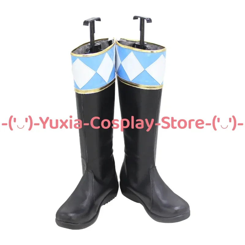 Yuxiacosplay! Project Sekai Kamishiro Rui Cosplay Shoes Anime Character Prop PU Leather Boots Halloween Carnival Party Costume