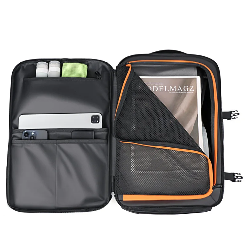 Backpack Large Capacity Expandable Men Premium Large Bag Business Laptop Shoe Pocket Sports Bag Wet Dry Separation Travel Bag