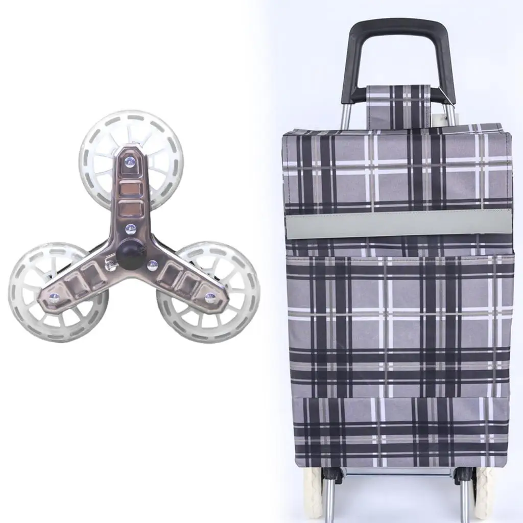 Stair Climbing Wheel Trolley Climber Truck Replacement Triangular Wheel