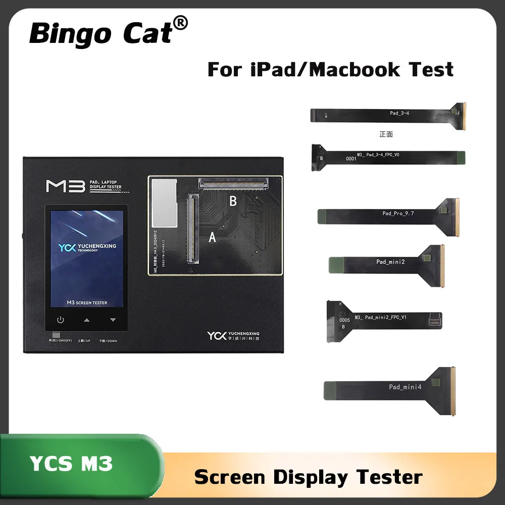 YCX M3 LCD Screen Display Tester For iPad / MacBook Tablet Sasmung Tab True Tone OLED Screen Repair 3D Touch Testing Tools