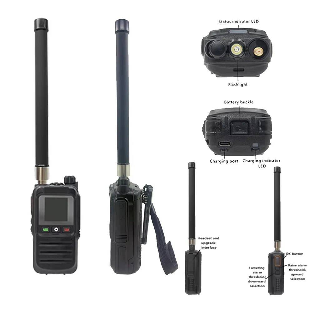 드론 탐지기 1km 감지 거리 경고 Fpv 드론 경보 휴대용 터미널 30m-6GHz 감지 범위