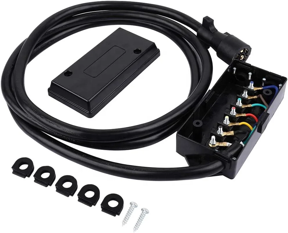

7 Way Plug Trailer Cord Auto 7 Pin Trailer Wiring Harness