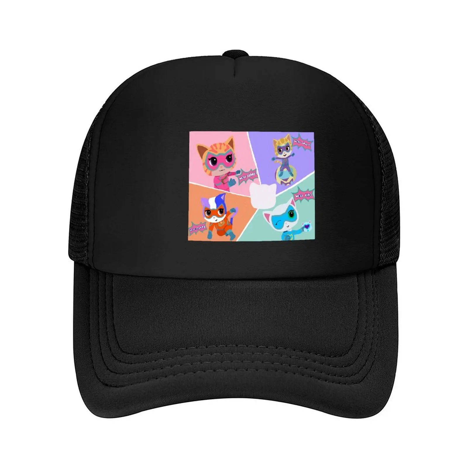

Superkitties Baseball Cap summer hat Cosplay Hip Hop Sun Cap Men's Hats Women's