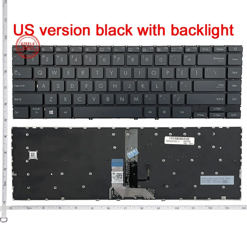 LA/RU/US laptop Keyboard for Asus ZenBook 14 UX425 UX425J UX425JA UX425E UX425EA U4700