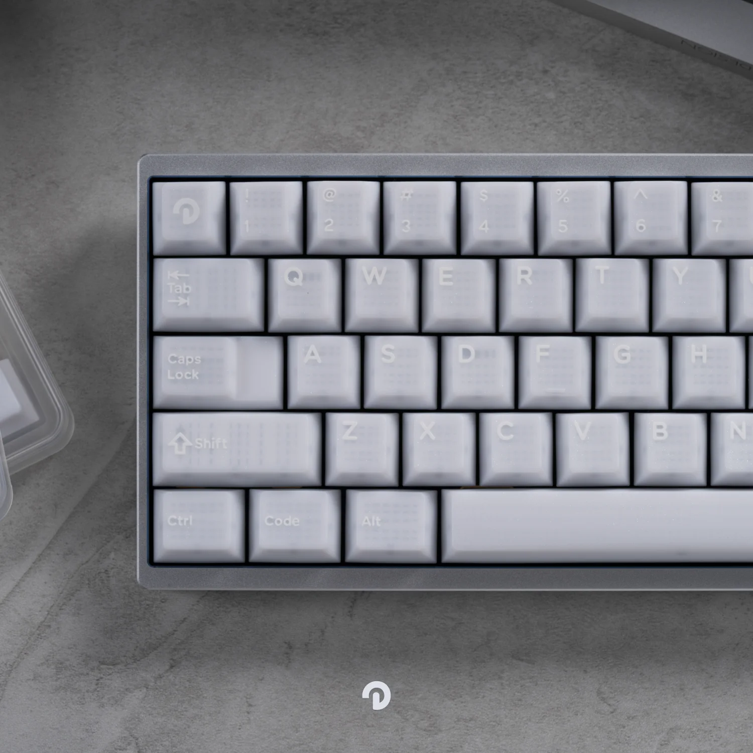 Domikey Pearl Keycaps Cherry Profile – Doble Disparo Retroiluminado - imagen 4