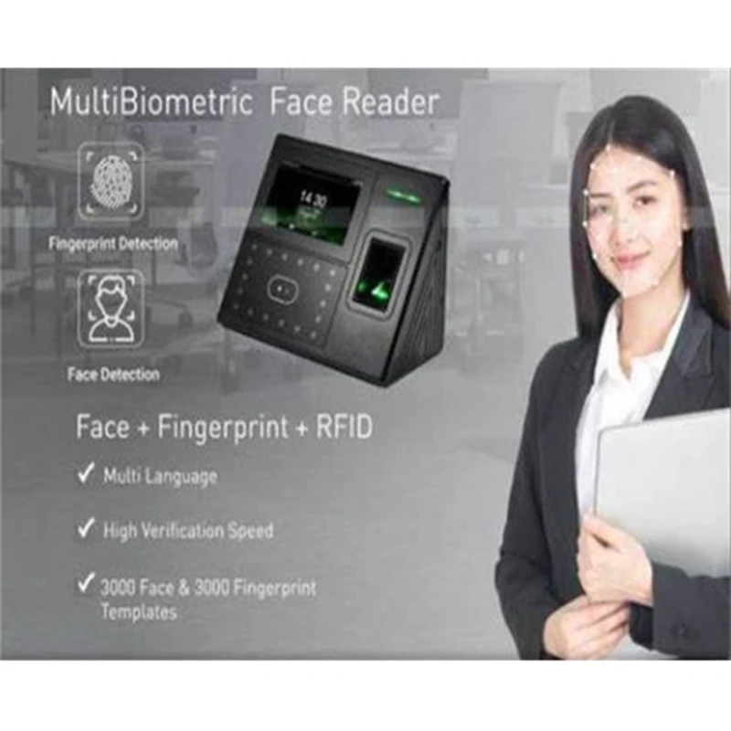 uFace402 Face multi-biometric time & attendance and access control terminal