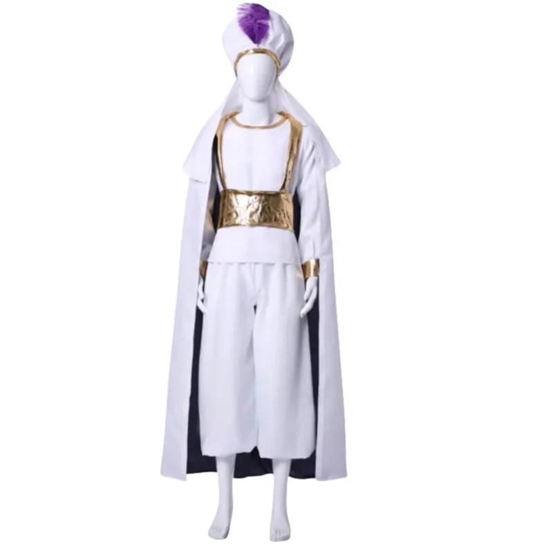 Prince Aladdin Cosplay Halloween Carnival Party Men Women Girls Children Adult Christmas Anime Costume Cos Performance costumes