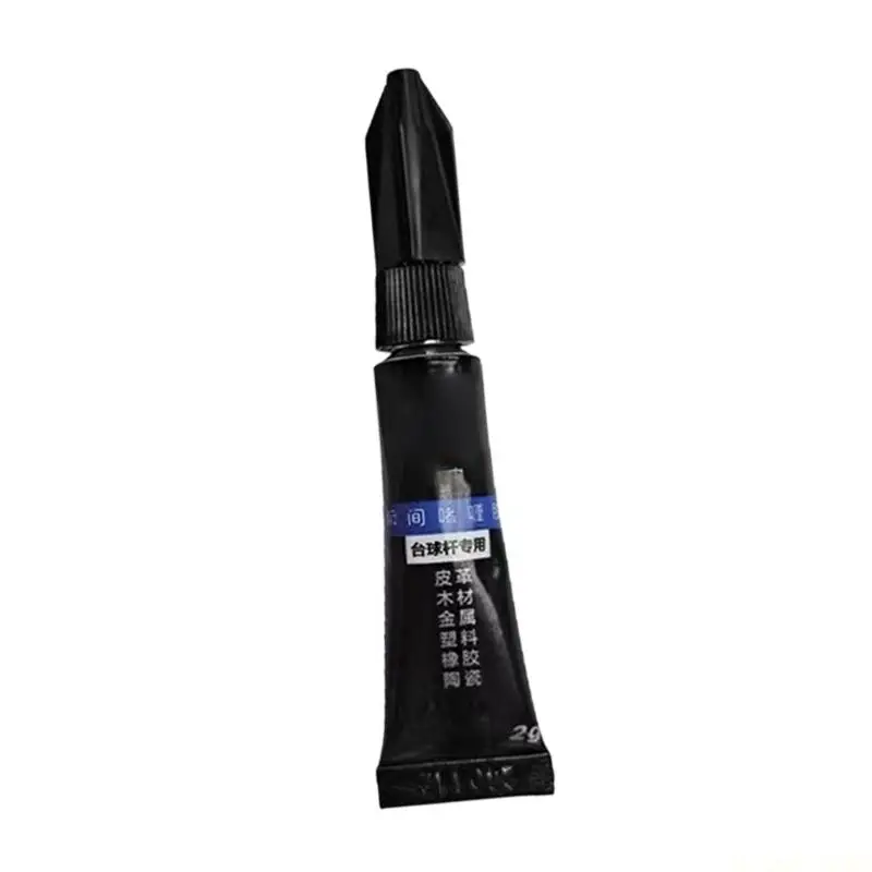 M5TC Pool Cue Repair Adhesive for Cue Tip Service, Single Tube Billiard Supply for Maintenance, Replacement and Care Task Use