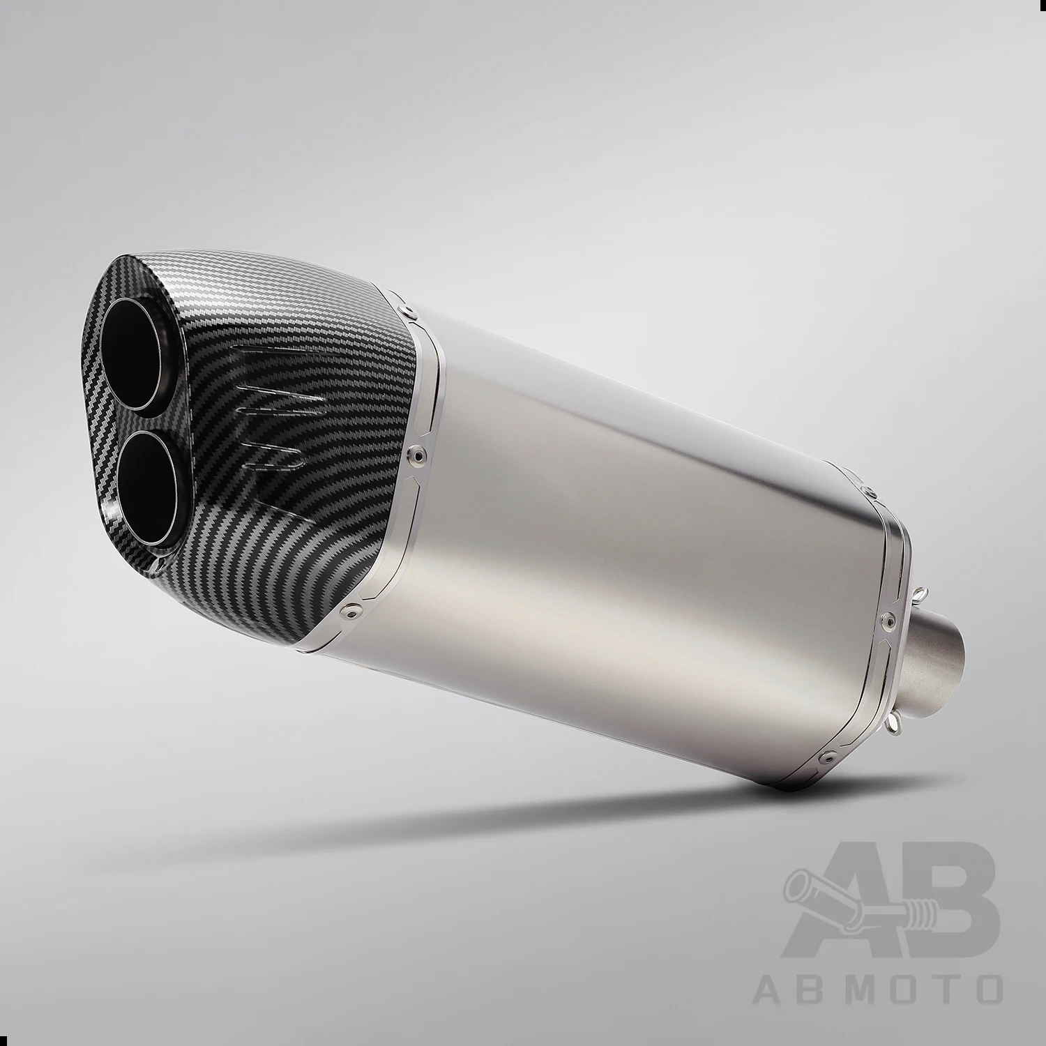 

Универсальная выхлопная система для мотоциклов 51 мм, глушитель с двумя отверстиями и DB-киллером для F900, R1250GS, VSTROM, T700, KX250, VERSYS1000