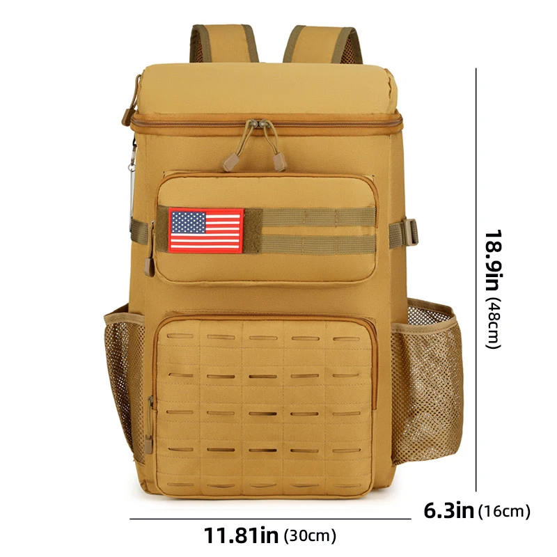 Mochila táctica escalada hombre grande con correas MOLLE - imagen 3