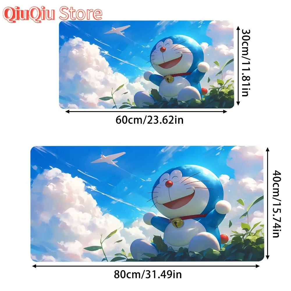 Alfombrilla grande para ratón Doraemon, alfombrilla para ordenador, alfombrilla para escritorio, teclado, alfombrilla para mesa de juegos de oficina, 1 ud.
