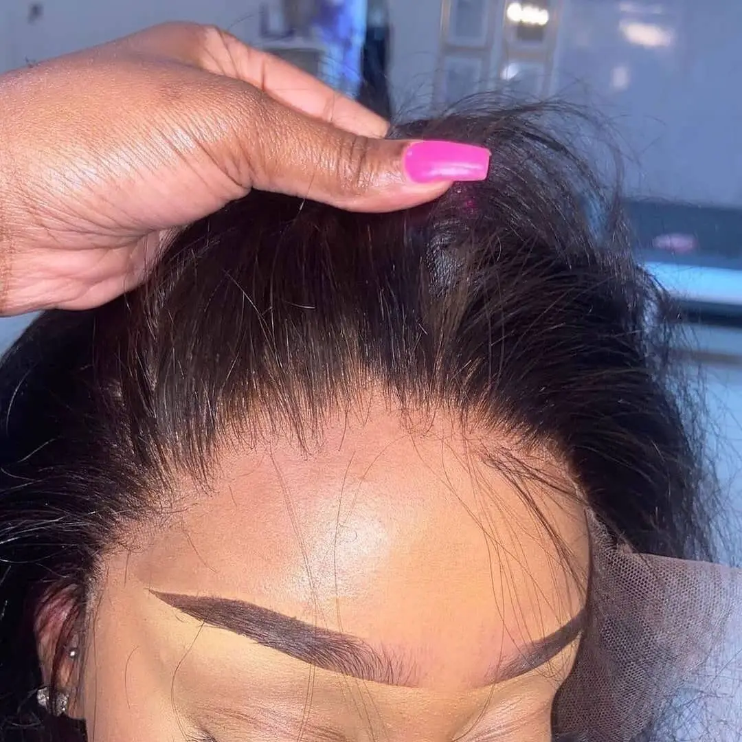 Lace Frontal Closure 13x4 Body Wave Brazilian Human Hair Pre Plucked With Baby Hair Natural Color Remy Hair Extensions For Women