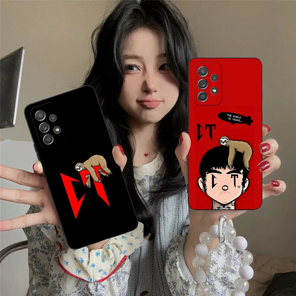 

Raper N-Natanaels Cano Phone Case For Samsung S24,23,22,30,21,10,9,Ultra,Plus,Lite,FE,5G Black Soft Case