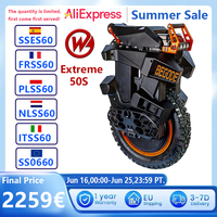 EU STOCK Begode Extreme Electric Unicycle 134.4V 2400Wh 50S Battery 18inch EUC Wheel Begode Gotway Spring Suspension Monowheel