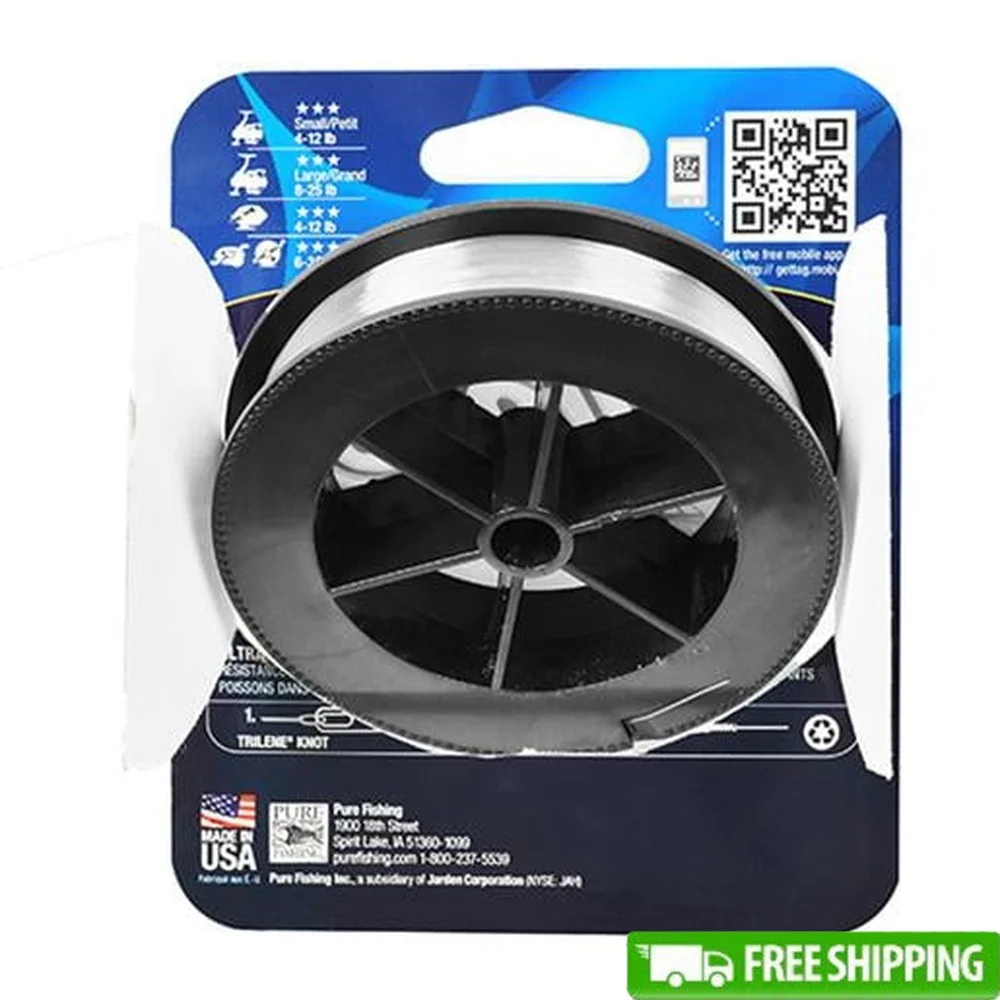 خط صيد أحادي الشعيرات الشفاف 20 رطل اختبار القوة 270 ياردة مقاومة التآكل للغاية مرنة متينة يمكن الاعتماد عليها للمياه العذبة المثالية