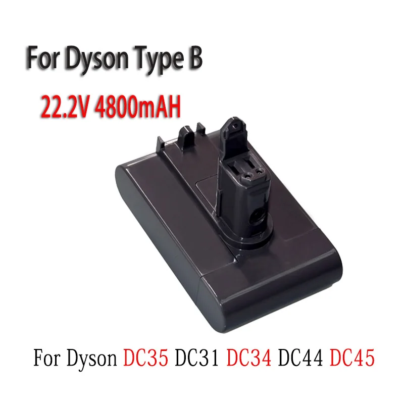 

22.2V 4800mAh ( Only Fit Type B ) Li-ion Vacuum Battery for DC35, DC45 , DC34, DC44, DC31 Animal