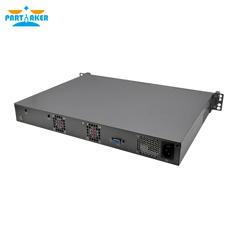 1U Rack Mount Firewall Intel Core i3 8100 i5 8500 i7 8700 6 LAN 2x10 Gigabit SFP OPNsense Pfsense Network Security