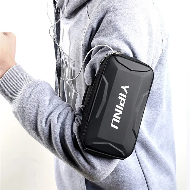 Opaska wodoodporna na telefon do biegania odporna na wstrząsy świecąca torba na ramię do Samsung Xiaomi Huawei Iphone 13 14 Pro Max Case
