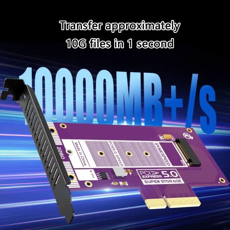 PCIE 5.0x4 a M.2 Scheda espansione adattatore solido 128Gbps per PCIE5.0