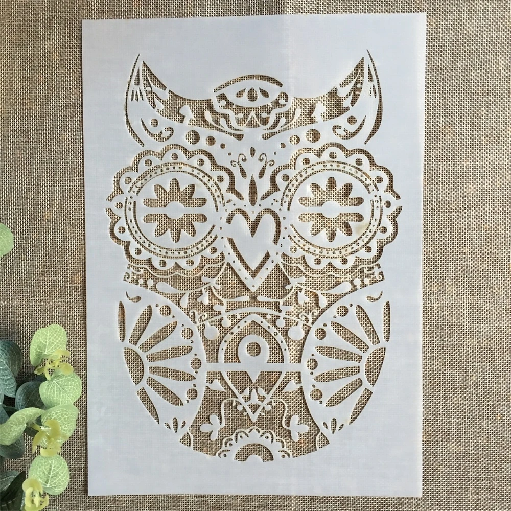 A4 Big Feather DIY Layering Stencils