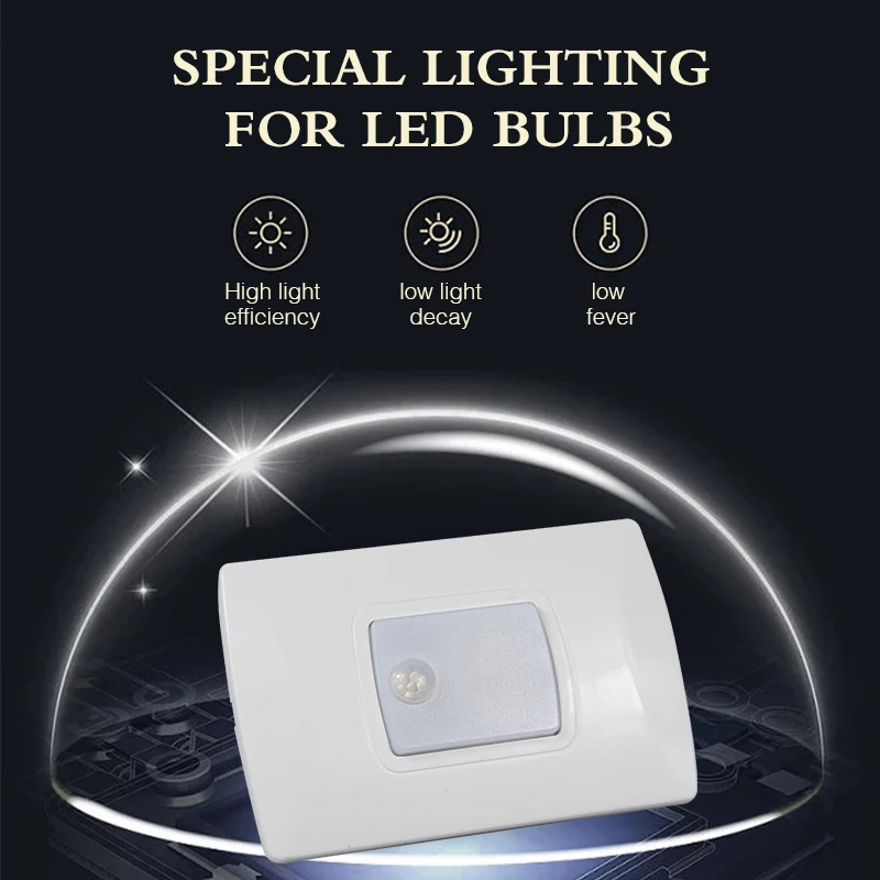 Embutido de parede indução luz de emergência, Home segurança, lâmpadas LED recarregáveis, iluminação automática, lâmpada do corredor, Step lâmpadas