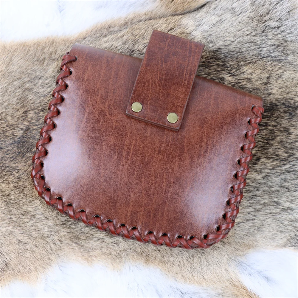 Medieval Punk Retro Waist Bag Renaissance Outdoor Belt Bag Wallet Travel Holiday Party Role Play Cosplay Hanging Coin Purse