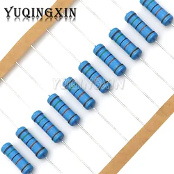10pcs 3W Metal Film Resistor 1%  0.1R - 2.2M 2.2 10 100 150 220 270 330 470 1K 2.2K 4.7K 10K 15K 22K 47K 100K 220K 470K 1M ohm