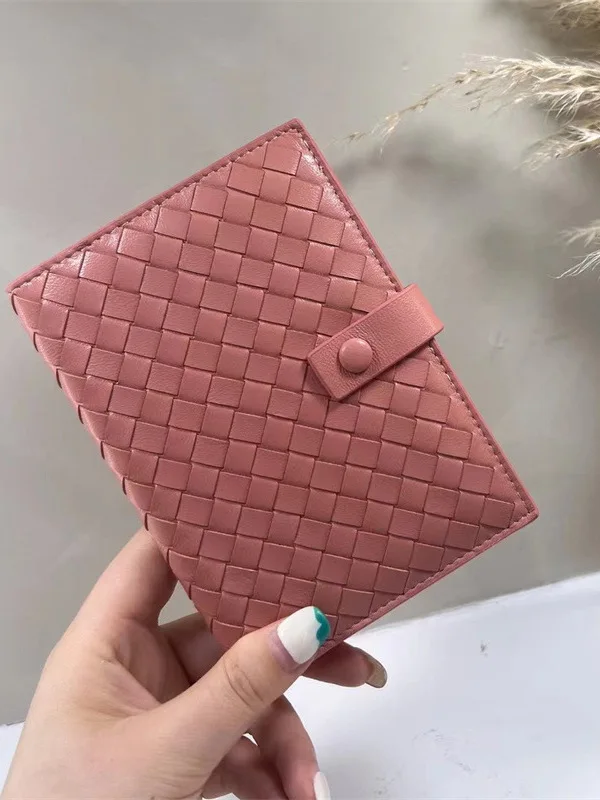 fashionable-korean-style-women's-wallet-long-leather-woven-money-clip-card-holder-handbag-youth-magnetic-buckle-closure