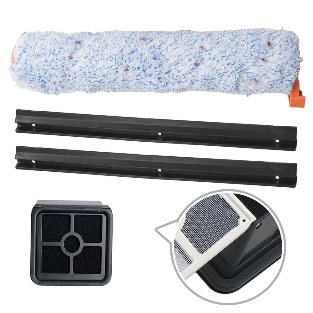 

Main Side Brush Filter Mop Cloth Rubber Scraper Kit For ILIFE W90 Cordless Vacuum Cleaner Parts Consumables
