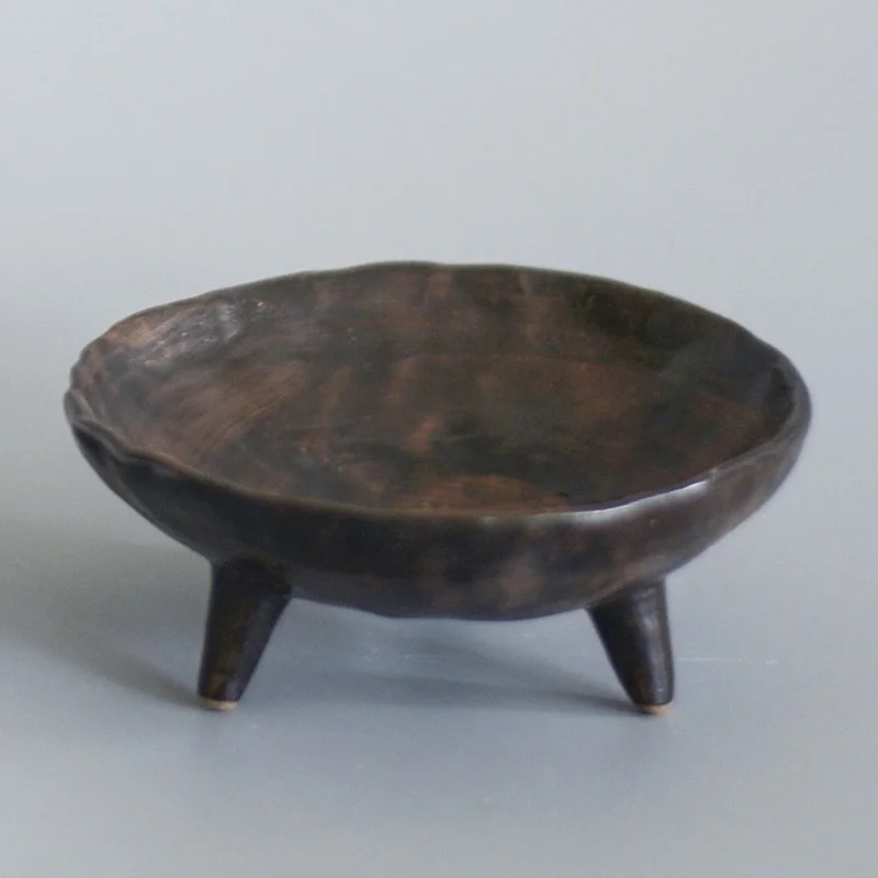 Creative Triangle Fruit  Tableware Stoneware Plate Kitchen Large Snack Plate Storage Tray Japanese Sushi Dipping Plate
