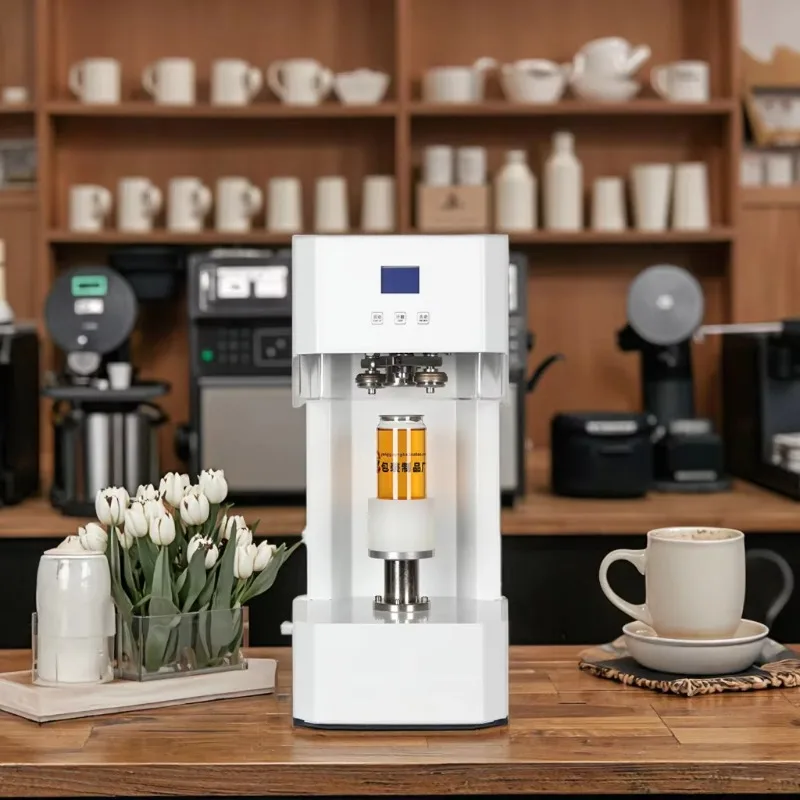 

【Best-selling】Electrically Driven Tin Can & Plastic Cup Sealer Machine Heat Filling & Capping Packaging For Beverage Glass Appli