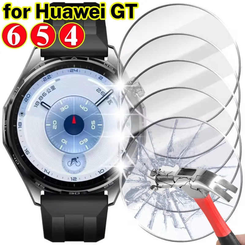 Smartwatch Tempered Glass Screen Protectors HD Clear Anti-scratch Shockproof Films for Huawei Watch GT 6 Pro 5 4 41MM 46MM