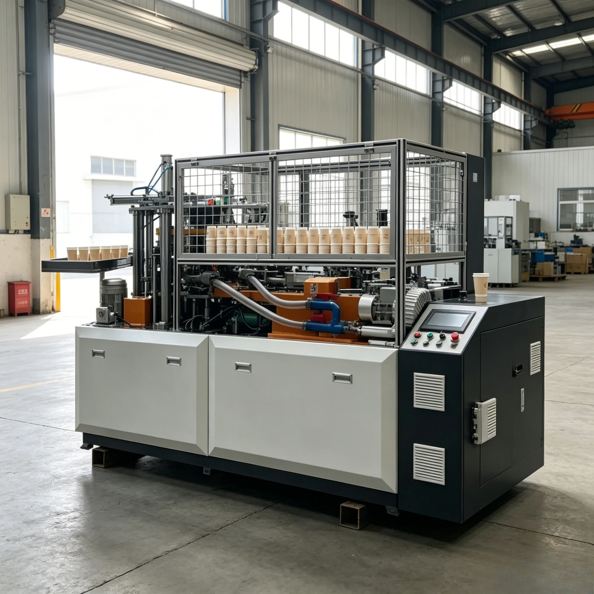 Customized Fully Automatic High Speed Disposable Coffee Tea Paper Cup Machine Paper Cup Machinery