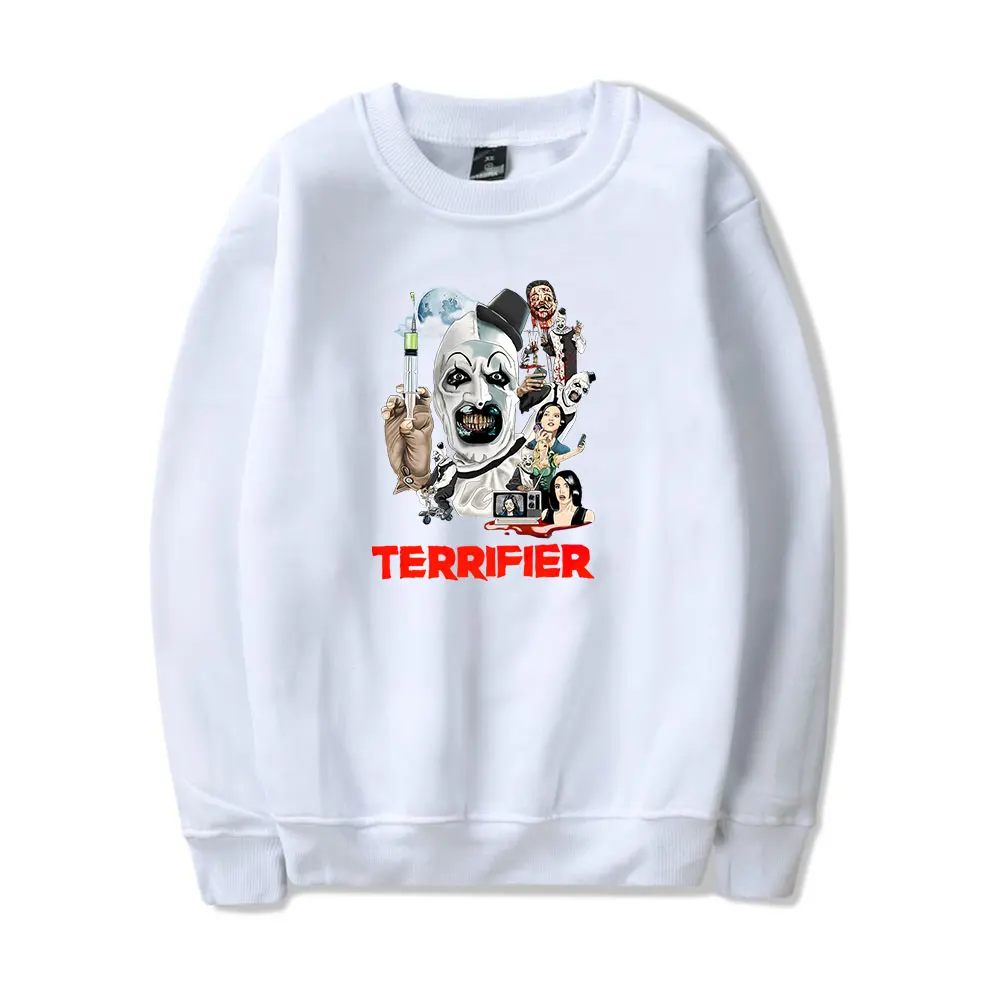 المرعب الفن المهرج ميرش Crewneck كم طويل الشتاء النساء الرجال بلوزات الموضة الشارع الشهير الرجال الملابس هوديي أبلى #2