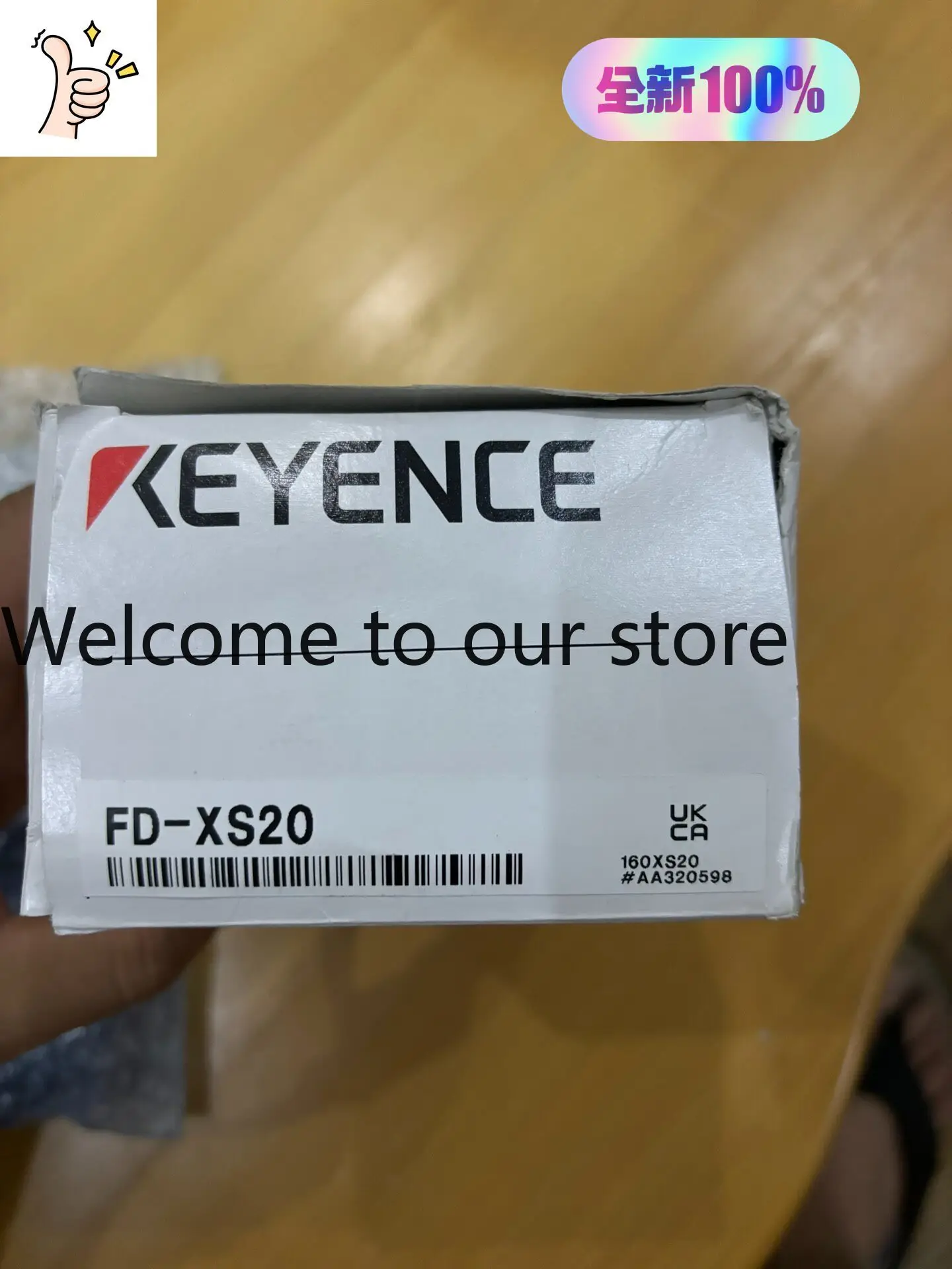 FD-XS20, KEYENCE Flow Sensor, The Remaining 2 Items, Picture 1 Box Code 1