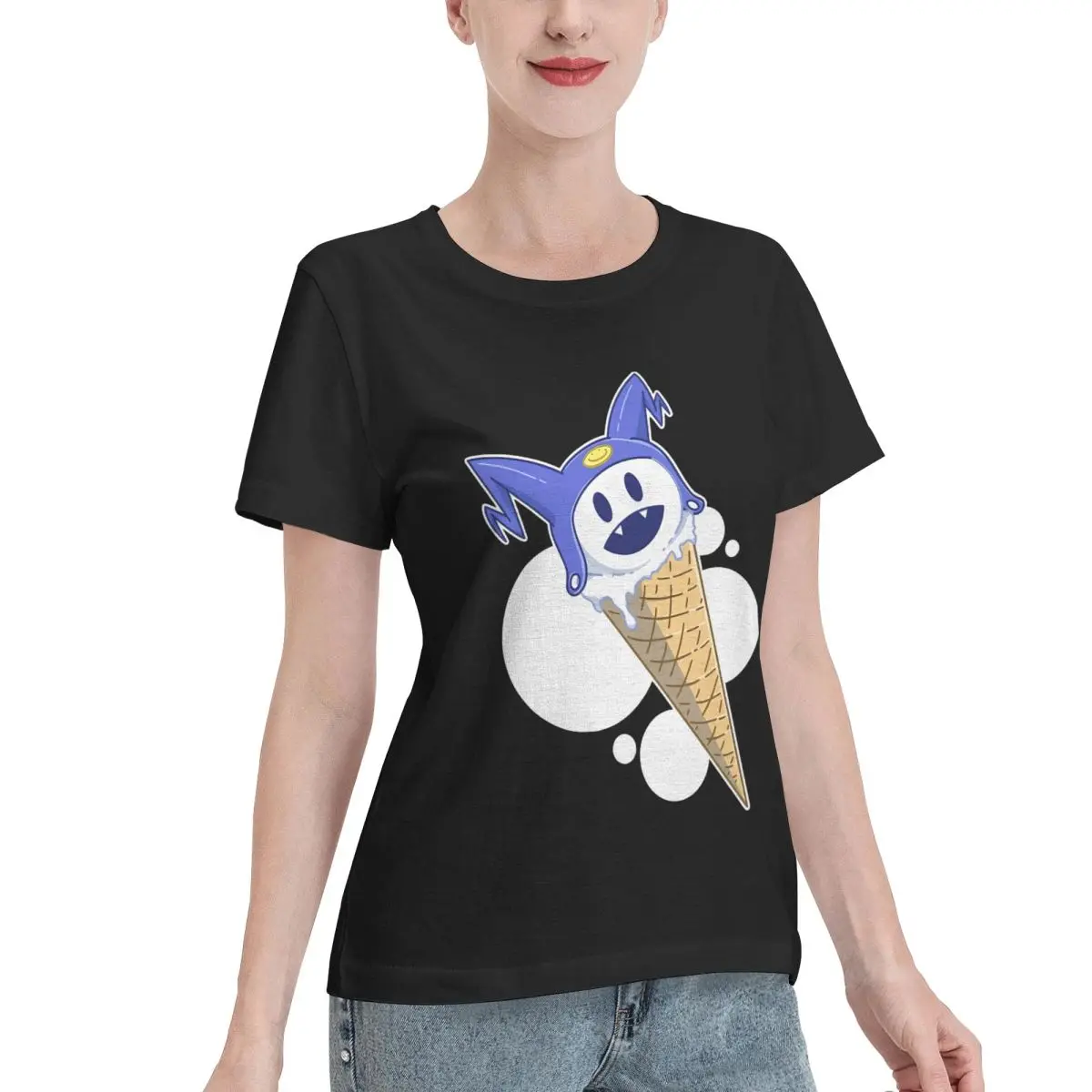 Value Pack Jack Frost Ice Cream Women's T-shirt Minimalist Outfit Breathable Cotton Tee