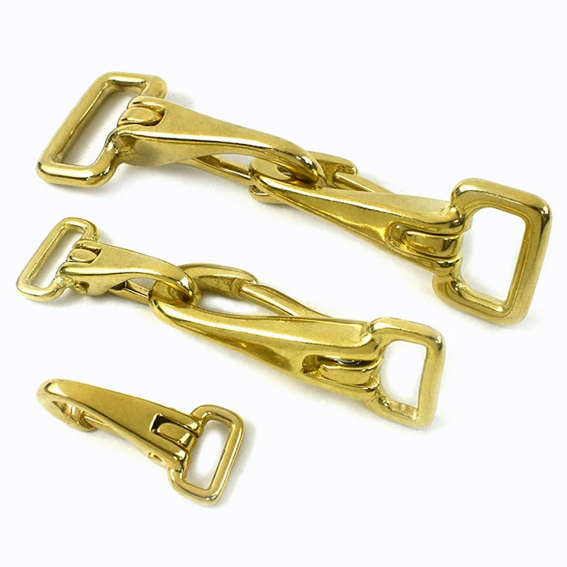 

2-5Pcs Solid Brass Buckle Trigger Clip Snap Clasp for Bag Strap Dog Pet Leash Hooks Carabiner DIY Luggage Hardware Accessories