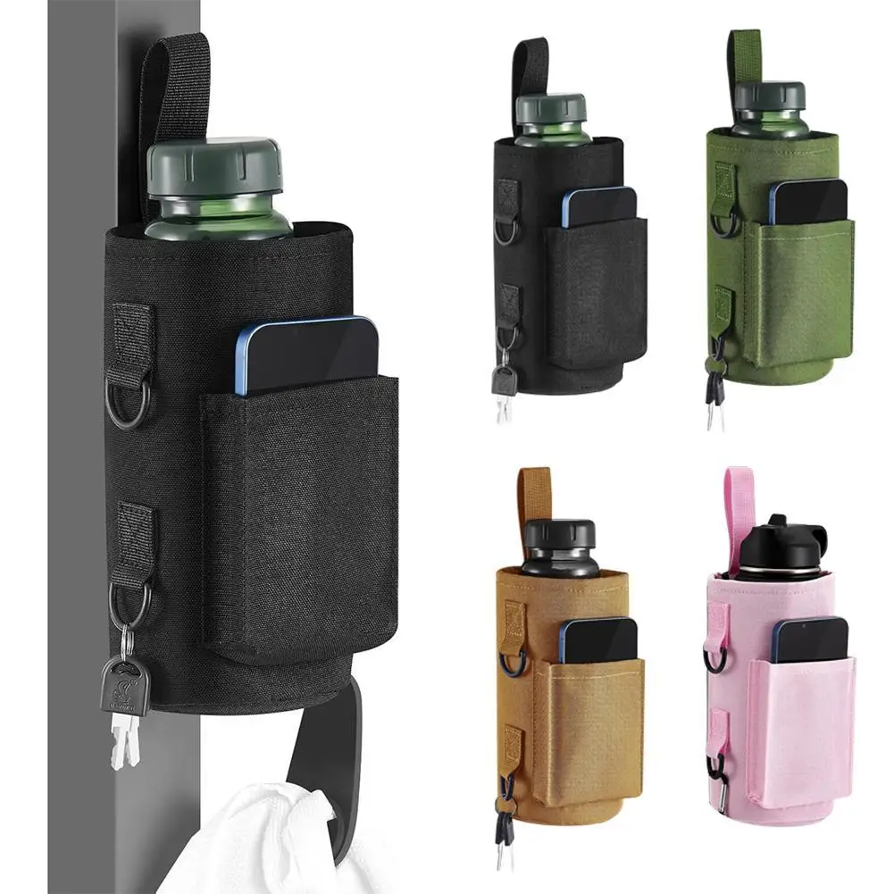 

1pcs Magnetic Water Bottle Pouch Cup Holder Bag Gym-specific Water Cup Holder With Strong Magnet For Outdoor Sports Bottle Bag