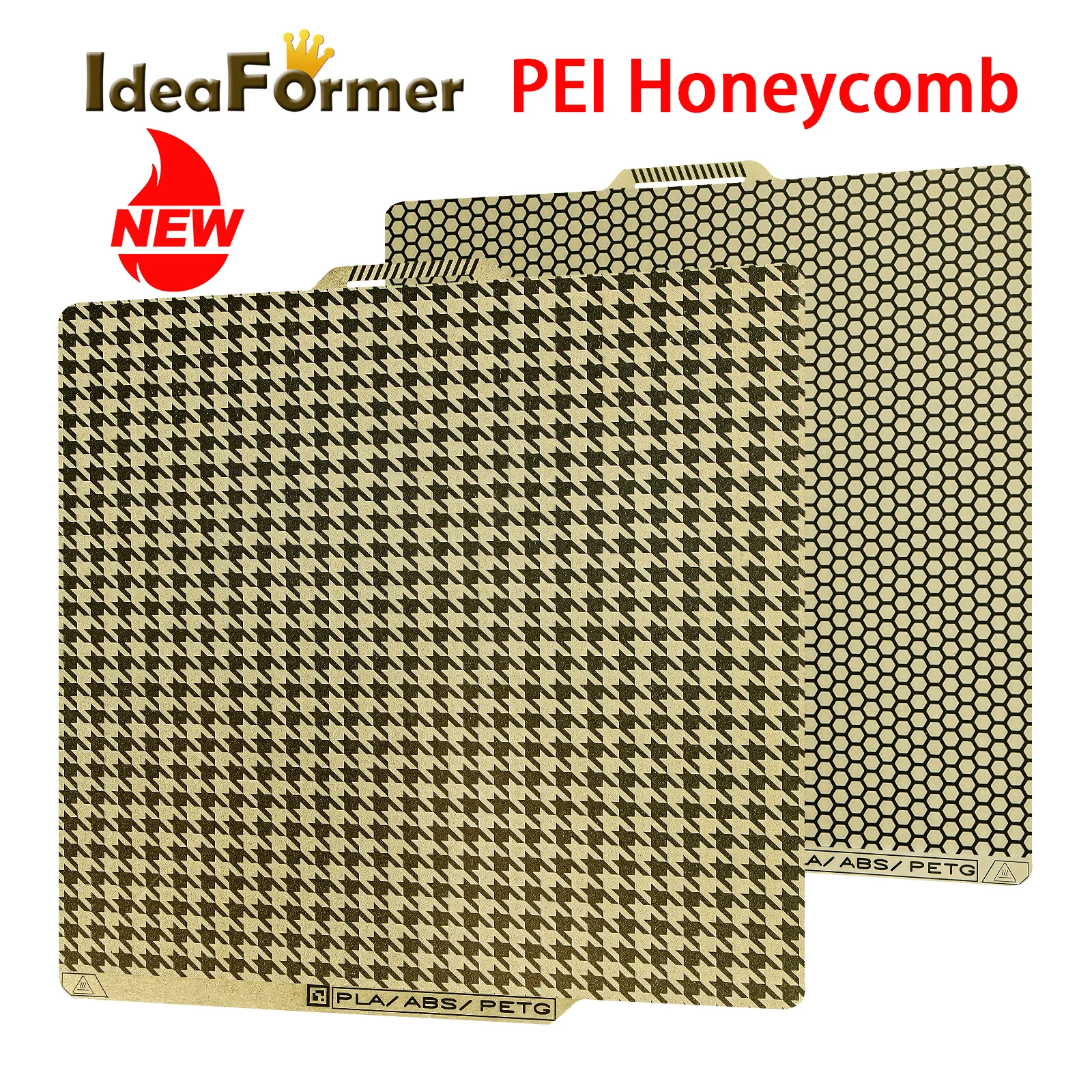 

For Bambulab Build Plate 257x257 PEI Textured PET PEO H1H For Bambulab A1 Bambulab P1s X1c Plate Double Side Spring Steel Sheet