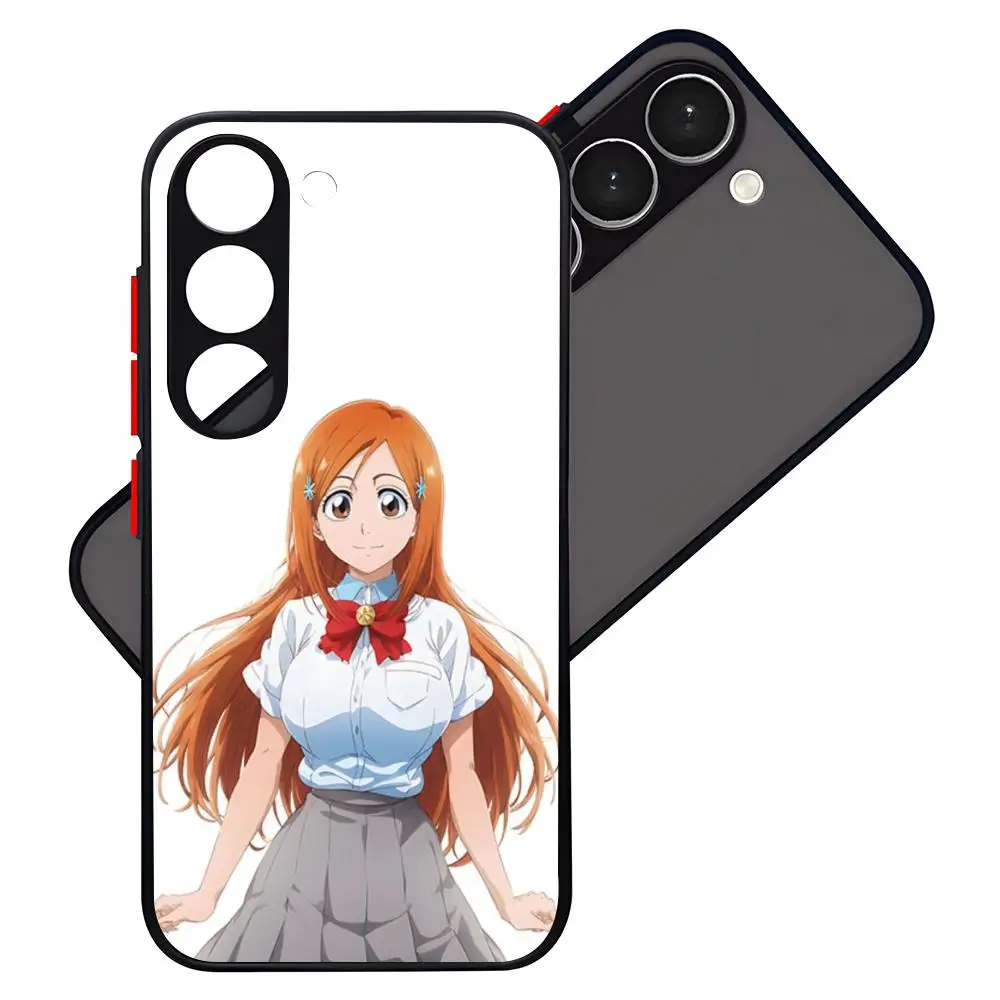 B-Bleach O-Orihime Phone Case For Samsung S26 S25 S22 S24 S23 S21 FE Plus Ultra Skin Feel Bumper Case view 4