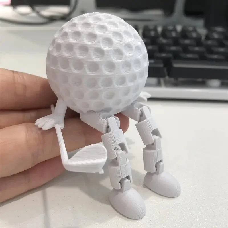 Mini Round Ball Sitting Posture Figurine Decoration Suitable for Car Desktop Computer Decoration Perfect Gift for Men and women