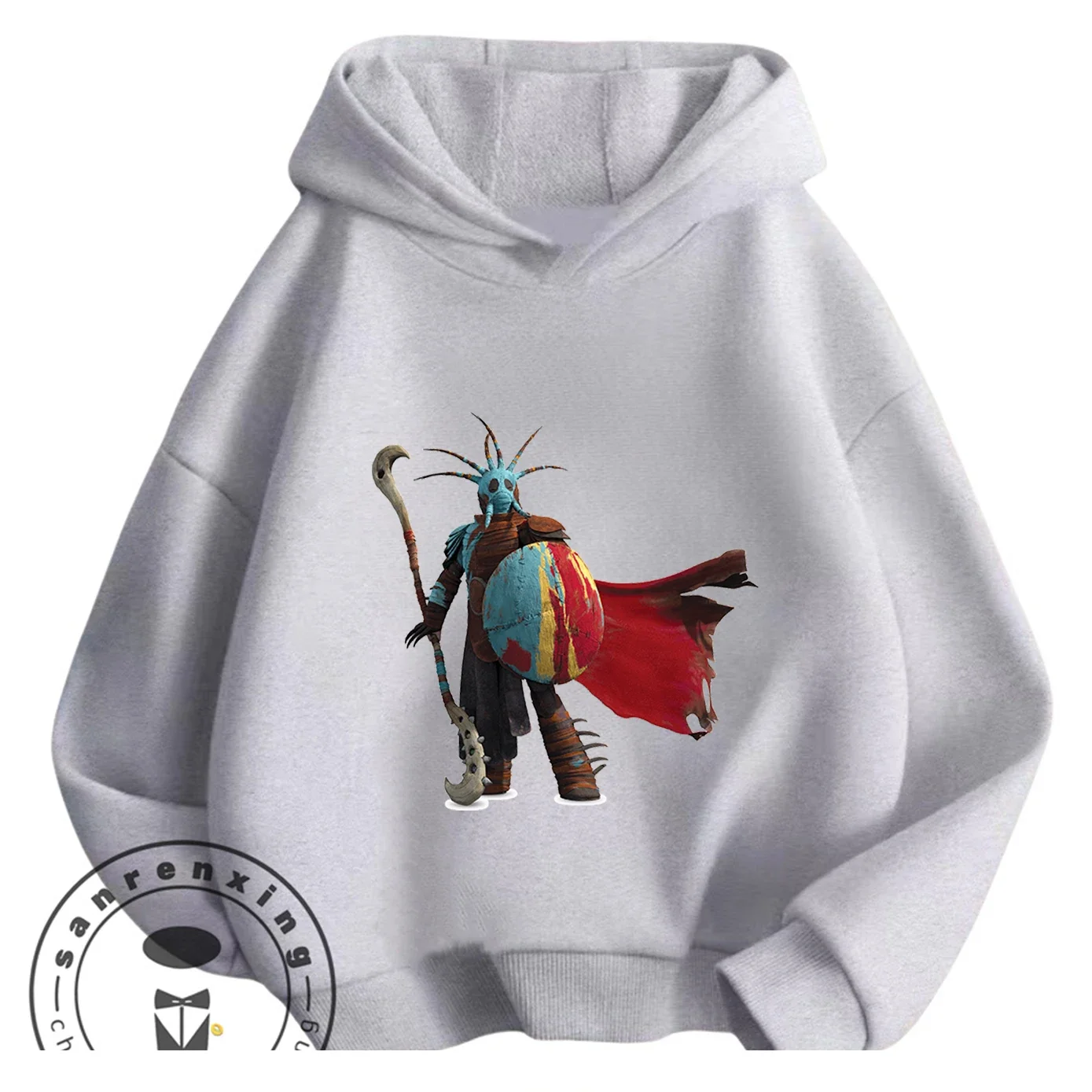 

Soft Daily Kids Hooded How To Train Your Dragon Printed Pattern Spring Autumn Casual Street Tops For Boys Girls Aged 3 To 14