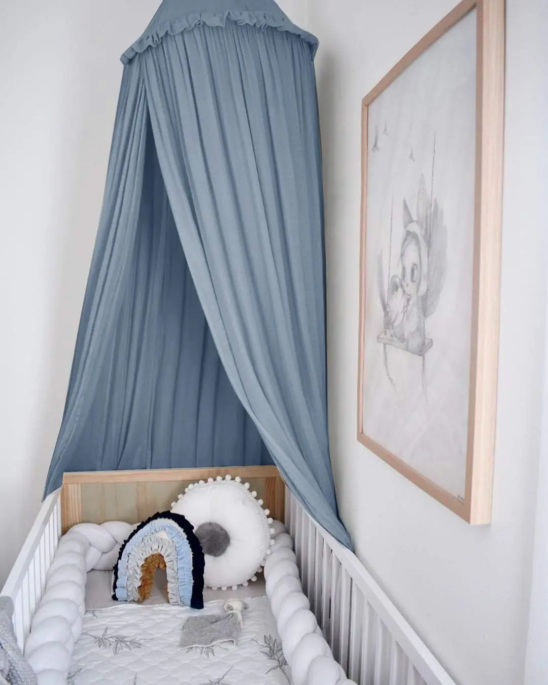 Kids Bed Canopy Wit…