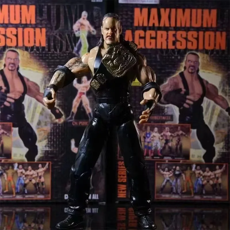 In-Stock Wrestlemania Wrestler Wwe John Cena The Undertaker Figures Toy Rey Mysterio Action Figures Pvc Statue Model Men Gifts - view 4